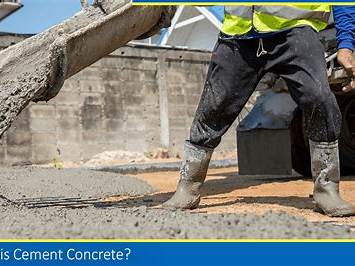 Cement & Concrete